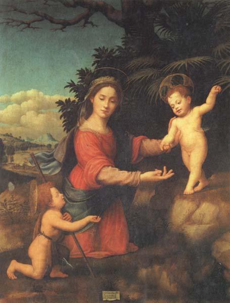 BUGIARDINI, Giuliano Madonna and Child with hte Young St.john t he Baptist oil painting picture